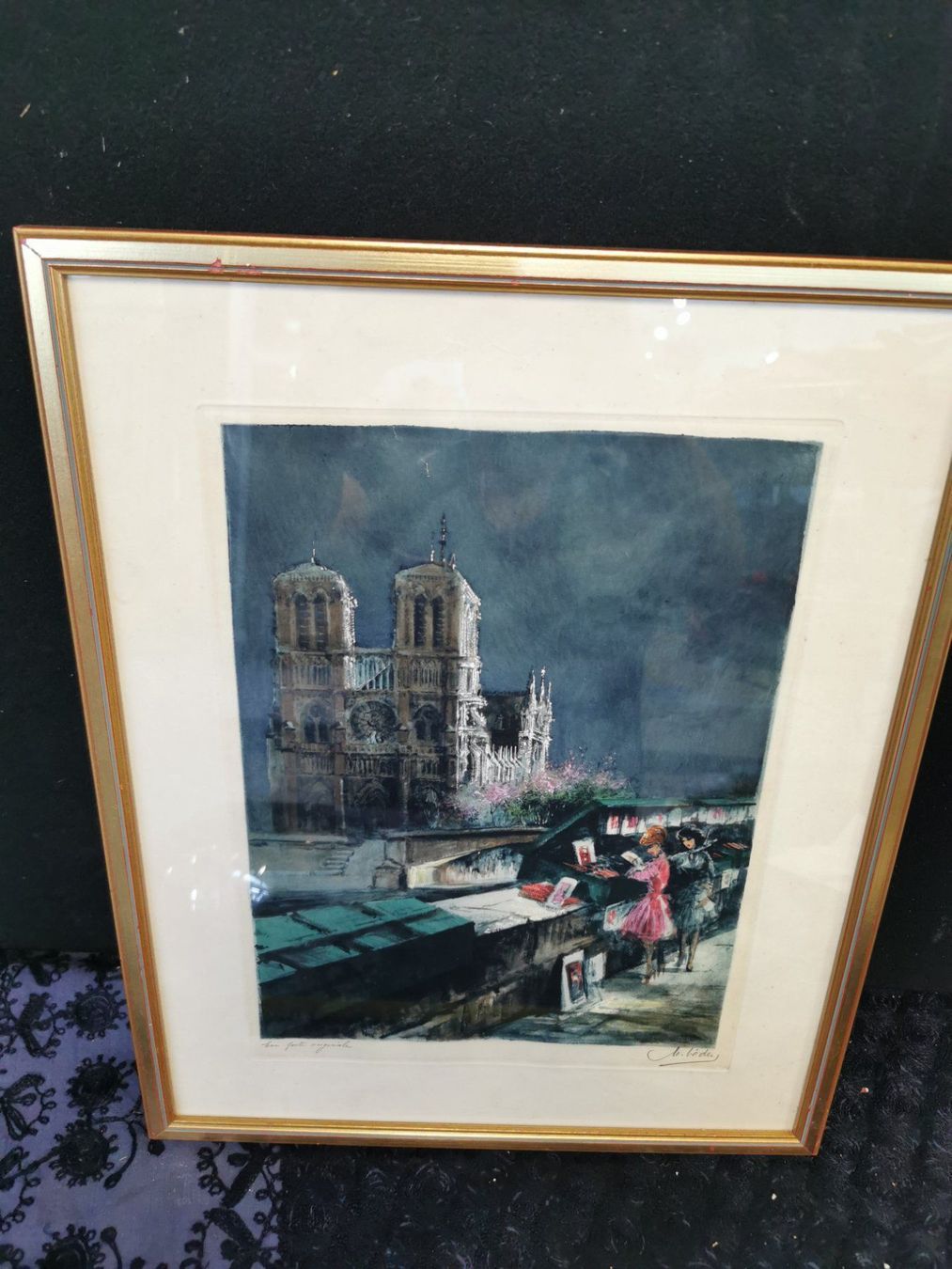 Gemälde: PARIS EAU FORTE ORIGINALE SIGNÉE – Gebraucht aus Genève von Qanil77 1