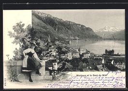 Montreux, Vue general et la Dent du Midi