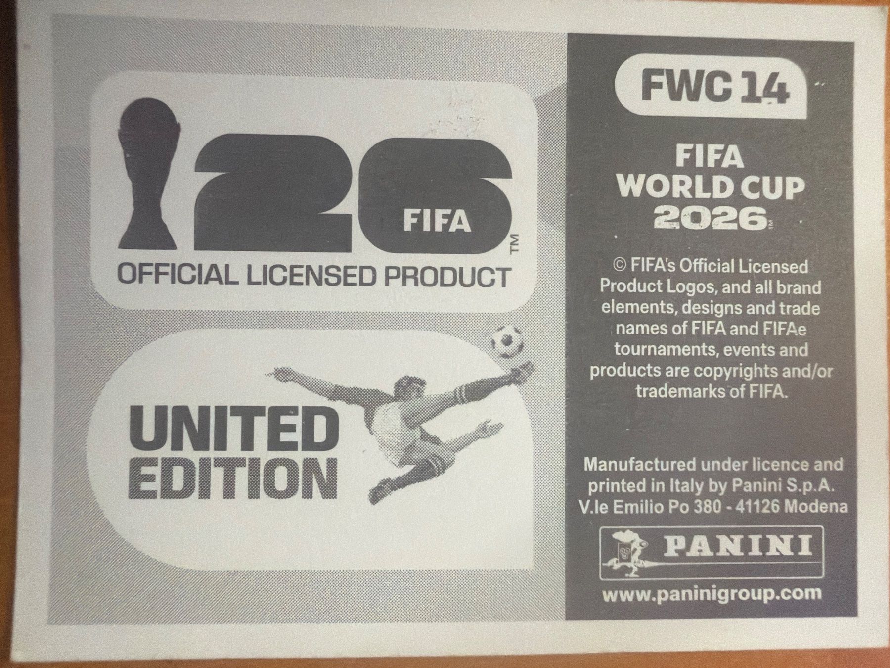 Panini Carte collezionabili: Panini FWC14 – Nuovo (secondo la descrizione) da Susten venduto da Rechnun 1