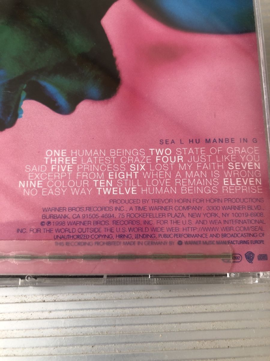 CD: SEAL HUMAN BEING CD guter Zustand – Usato da Flaach venduto da rubo7 1