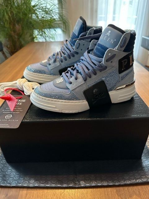 Scarpe da donna: Philipp Plein-PHANTOM KICK$ HI-TOP SKULL – Nuovo e nell'imballaggio originale da Goldau venduto da filiorum 1