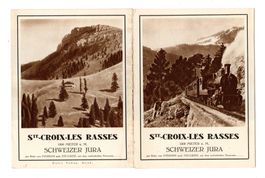 Tourismus Werbe-Prospekt St. Croix-les-Rasses, Bahn