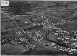 Vue aerienne Courrendlin Flugaufnahme