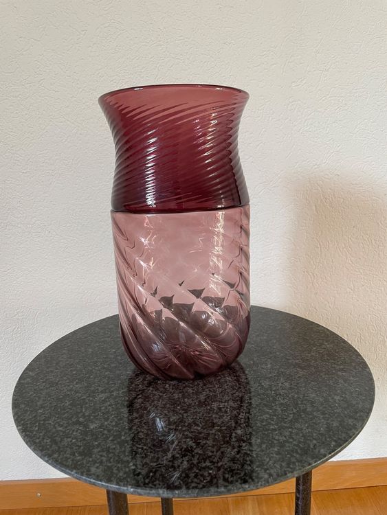 Venini Murano GlasVase altrosa Kaufen auf Ricardo