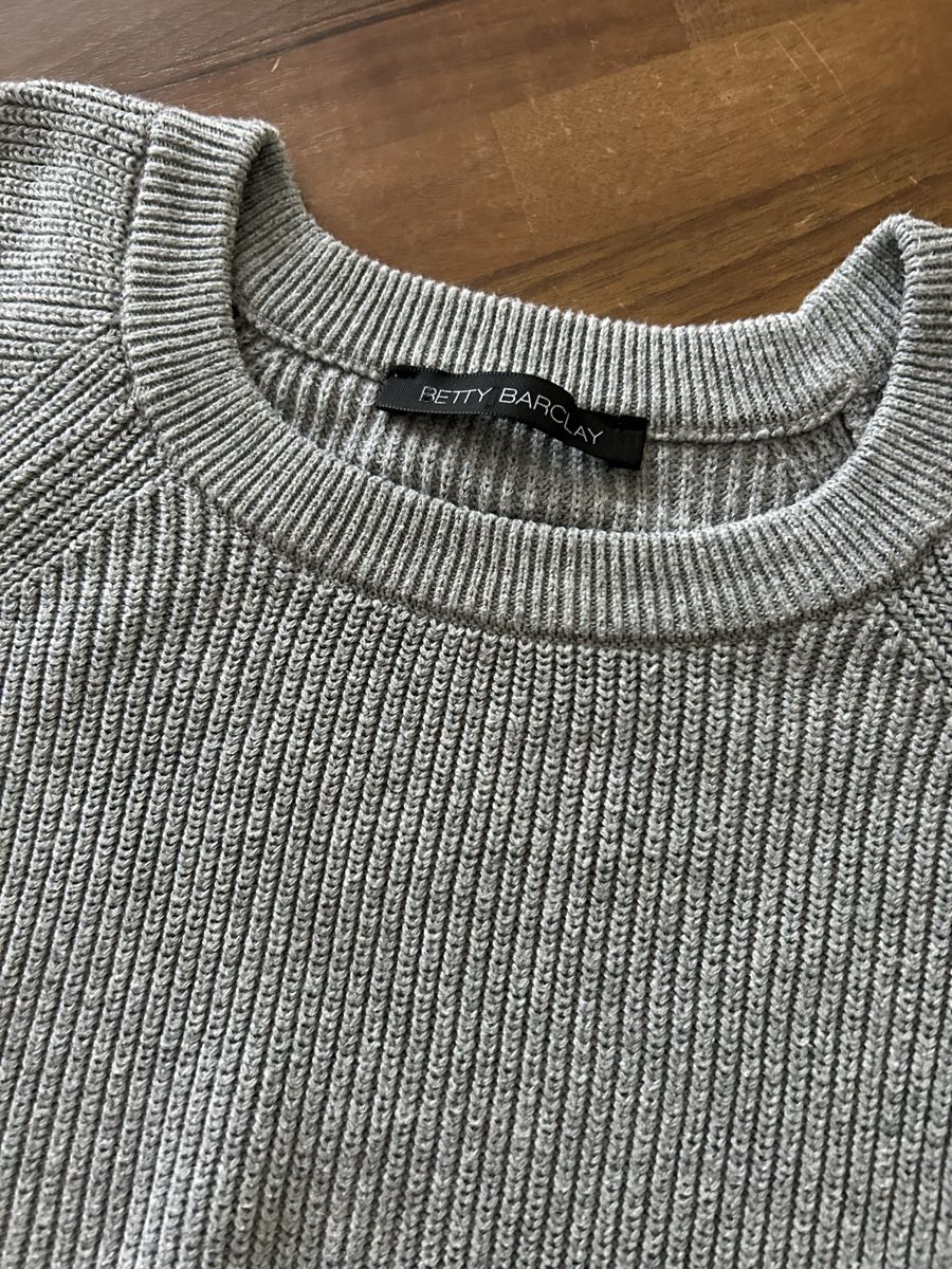 Gerry Weber Pullover & Sweatshirts: Gerry Weber Strickweste Pullunder Grau Rippenstrick Gr. 38 – Gebraucht aus Balsthal von LaLiLu77 1