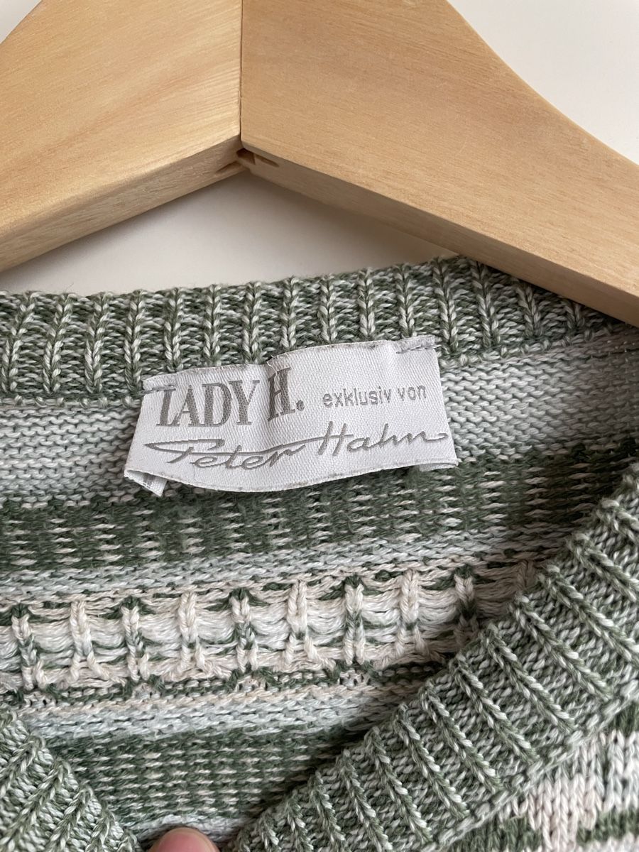 Pullover & Sweatshirts: Retro Strickpullover, Baumwolle&Leinen – Gebraucht aus Goldswil von cin_m8xy 1