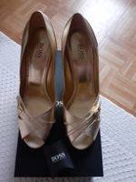 Scarpe pelle oro H.BOSS