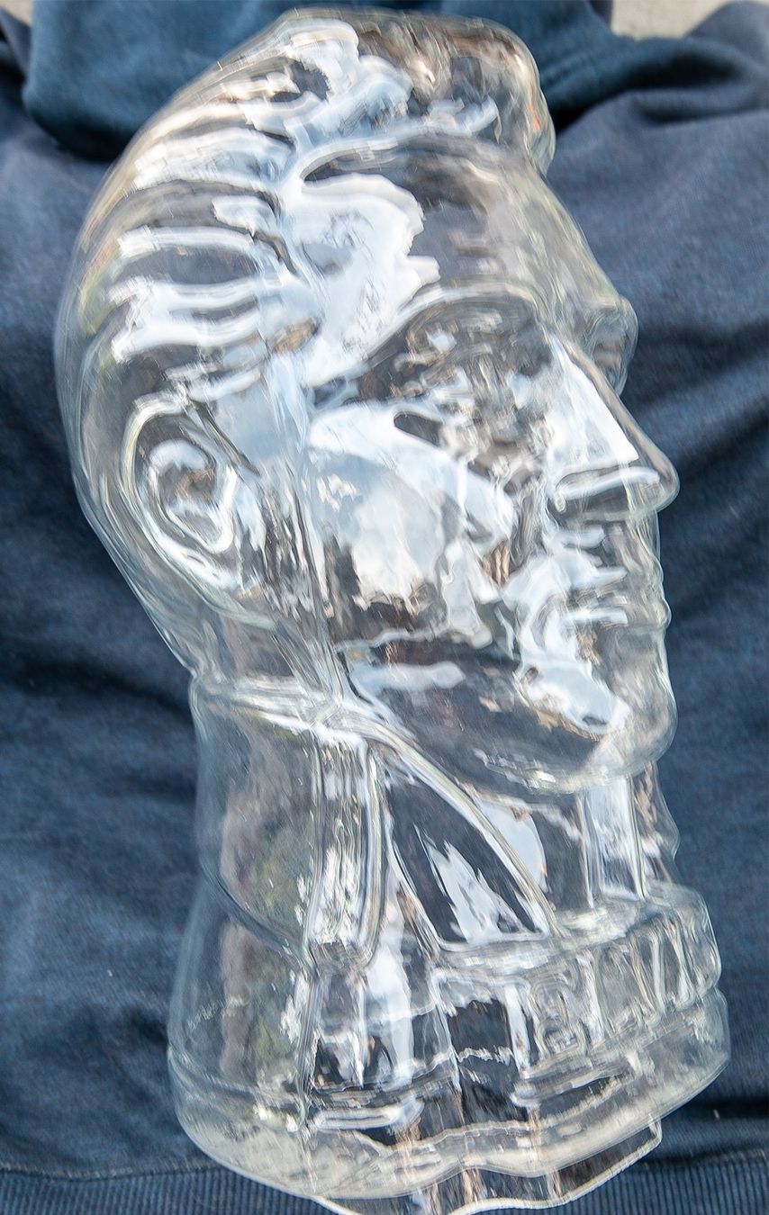 Sculture & Statue: Elvis Presley Büste aus Glas – Usato da Fanas venduto da alpenknattern 1