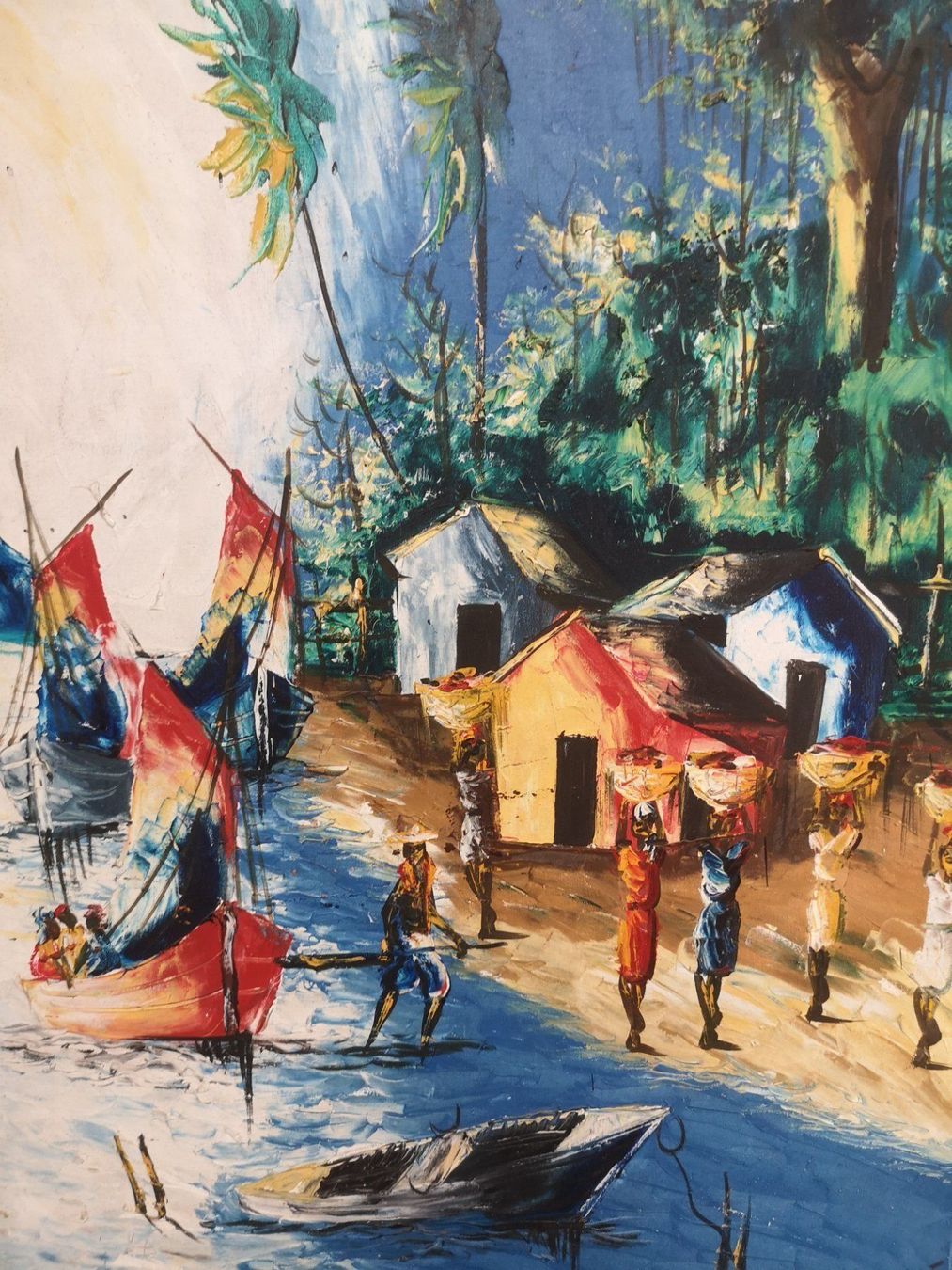 Dipinti: TABLEAU NAÏF SIGNÉ – Usato da Genève venduto da Qanil77 5