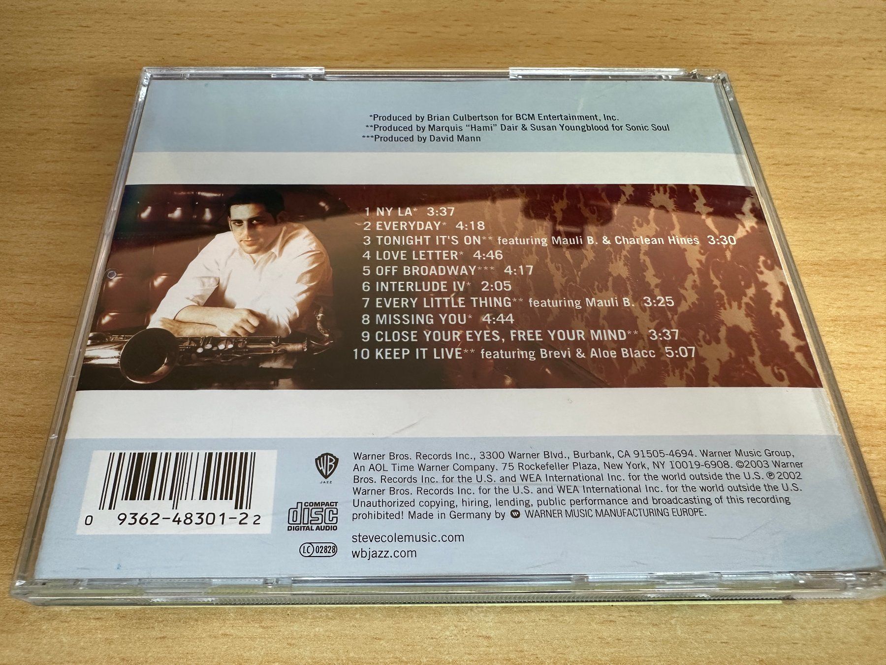 CD: Steve Cole – NY LA – Usato da Rikon im Tösstal venduto da Alpenmutz 1