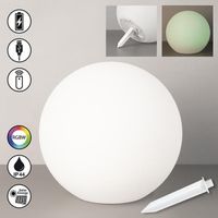 LED Aussenleuchte, Solar, IP44, 30 cm Ø