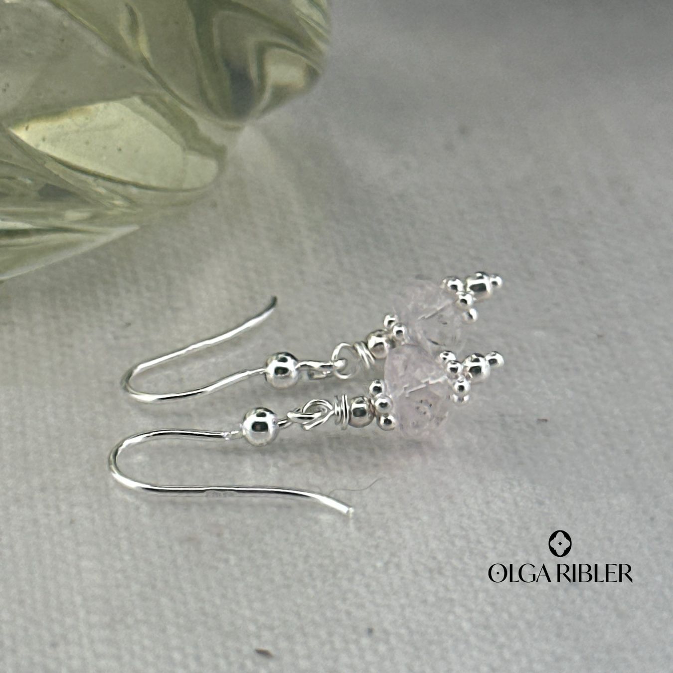 Olga Ribler Orecchini pendenti & Orecchini a lobo: Sterling Silber 925 Ohrringe mit Spinel – Nuovo (secondo la descrizione) da Luzern venduto da byolgaribleroutlet 1