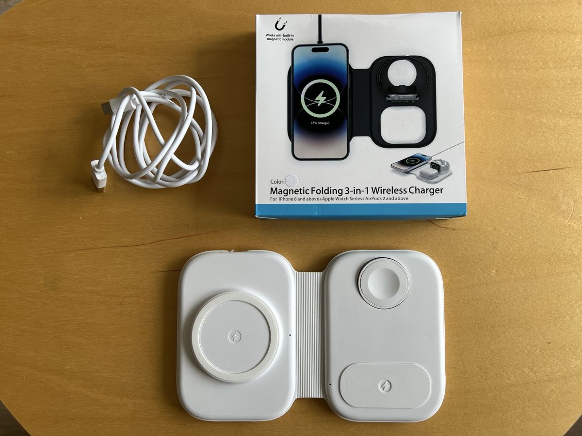 Caricabatterie: Wireless charger iPhone AirPods – Usato da Zürich venduto da LaraGdchp 1