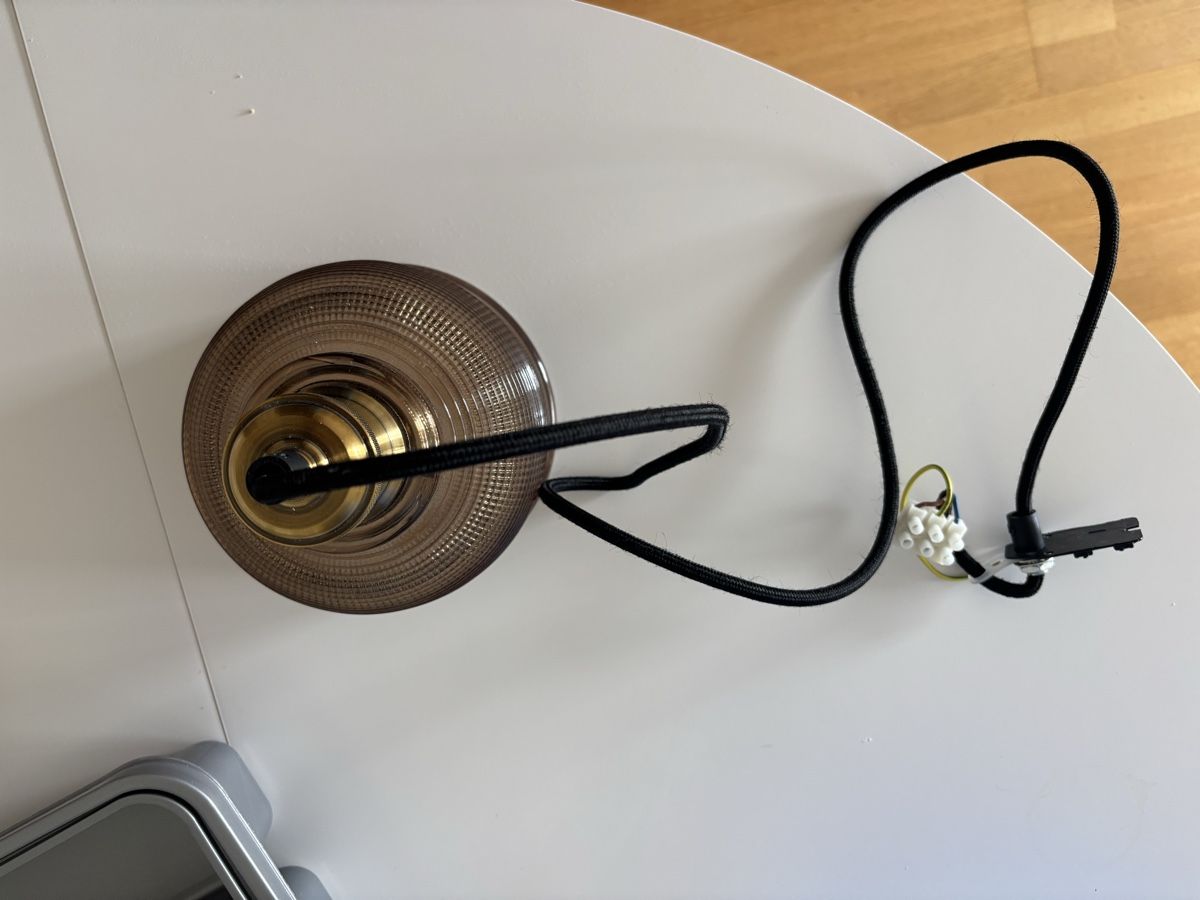 Lustres & lampes de plafonds: Vintage Hängelampe, Glas – D'occasion à Zürich par ann_8c67 1