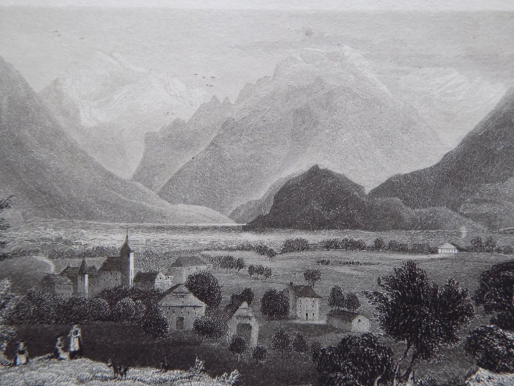 Gravures: Interlaken kleiner Stahlstich – D'occasion à Risch par Antikfee 4
