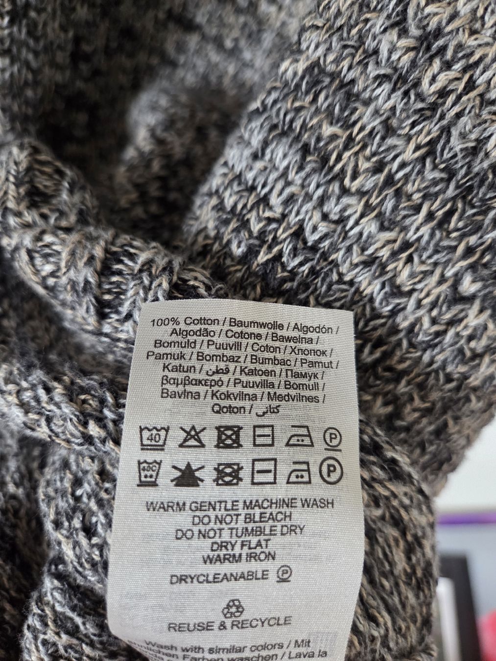 Maglioni & Felpe: Selected Homme Strickpullover, XXL, Grau melliert,Baumwolle – Usato da Basel venduto da Anghkorwatt 4