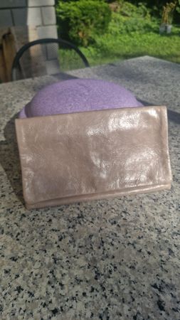 🩷 Clutch von Abro in Rosebeige - Leder 🩷