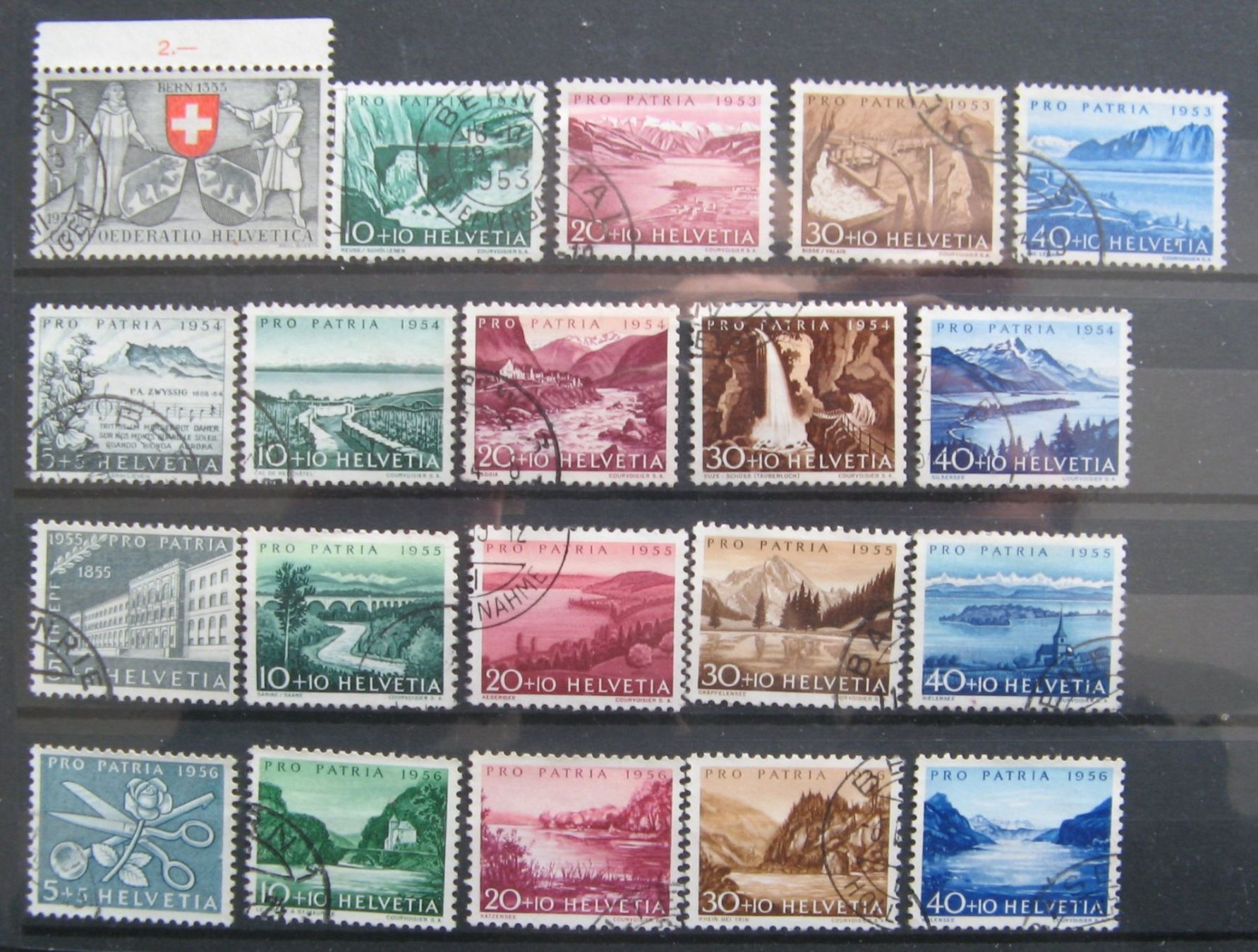 Alle Briefmarken: PP ab Anfang bis 1956 gestempelt – Gebraucht aus Frauenfeld von Interessent1 3