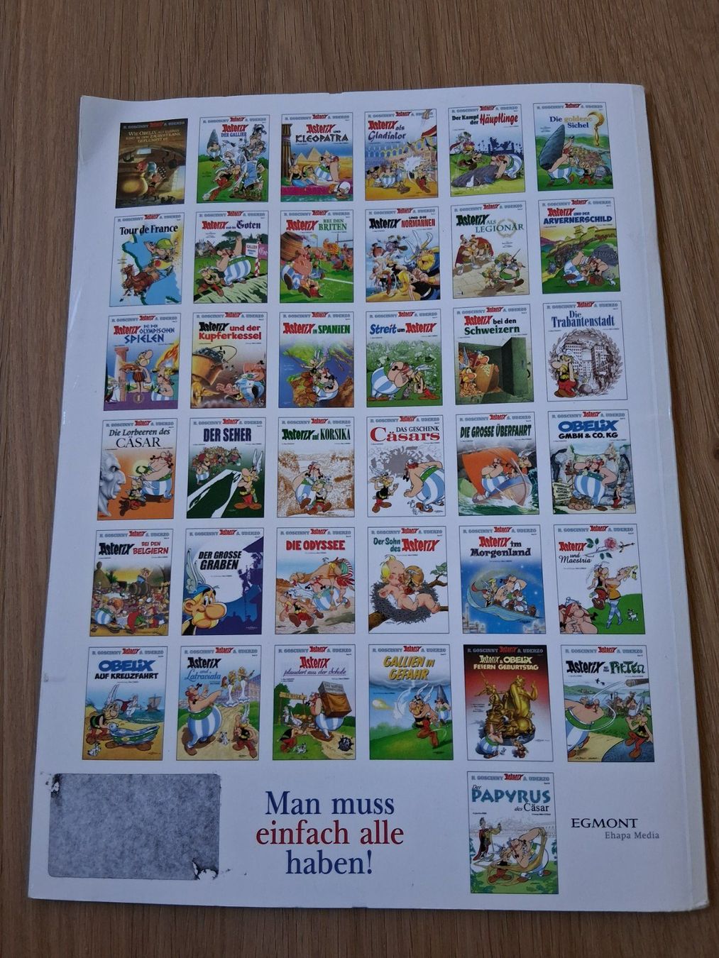 Fumetti: 2015 Asterix: der Papyrus des Cäsar – Usato da Lengnau AG venduto da Nathi88 2