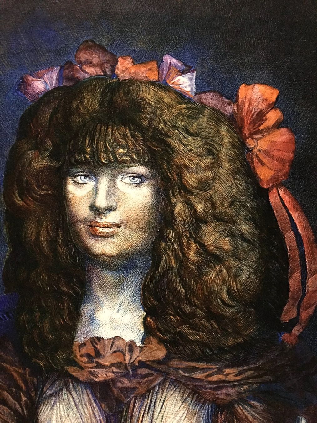 Grafica & Litografie: Ernst Fuchs    "Lolita"     handsigniert   GICLEE – Usato da Nennigkofen venduto da Sommersonnen 3