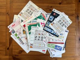 Konvolut mit über 45 originalen Safety Cards