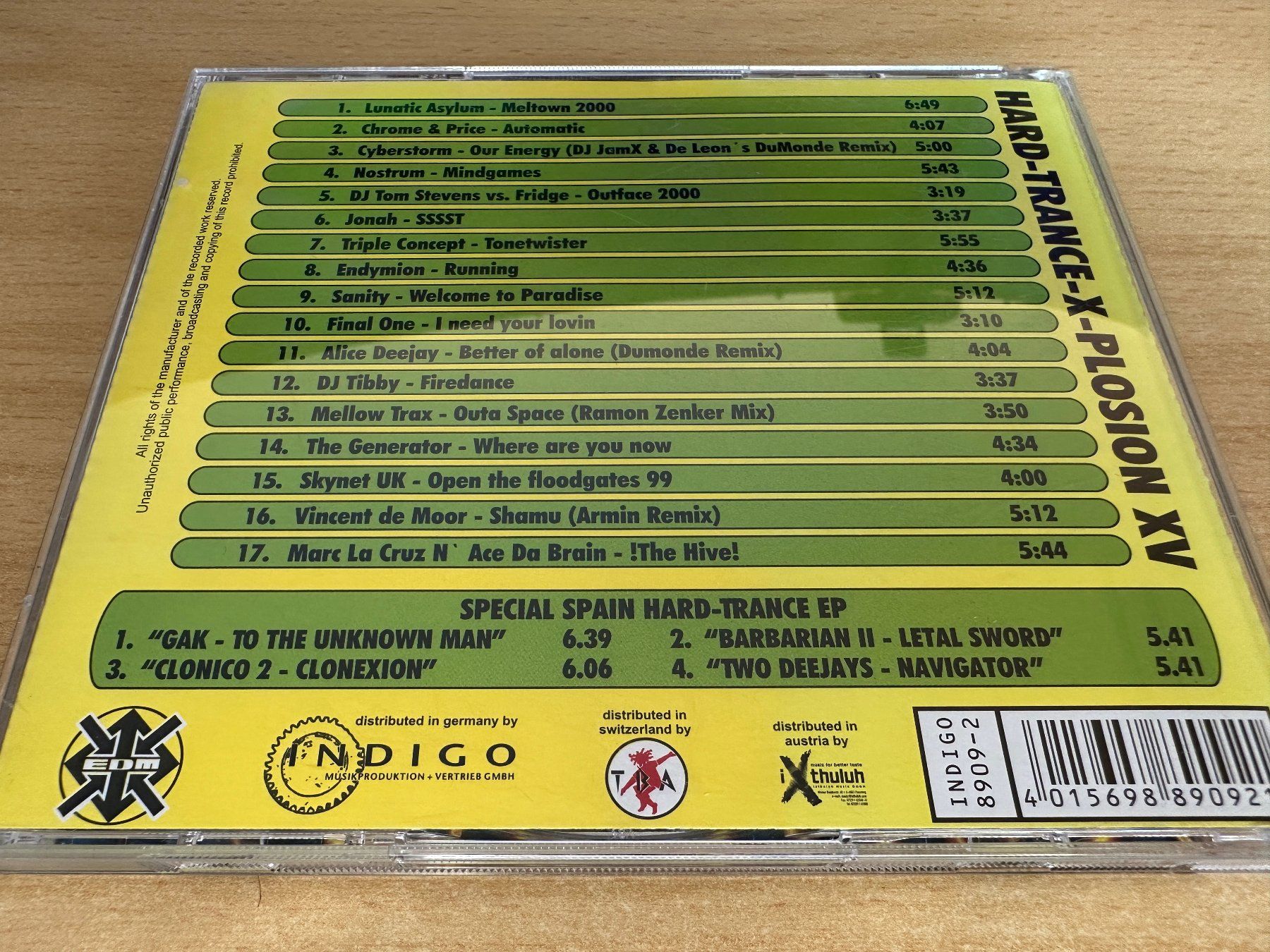 CDs: Various – Hard-Trance X-Plosion XV - 2 CD – Gebraucht aus Rikon im Tösstal von Alpenmutz 1