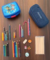 Farbstifte + Etui + Znünibox