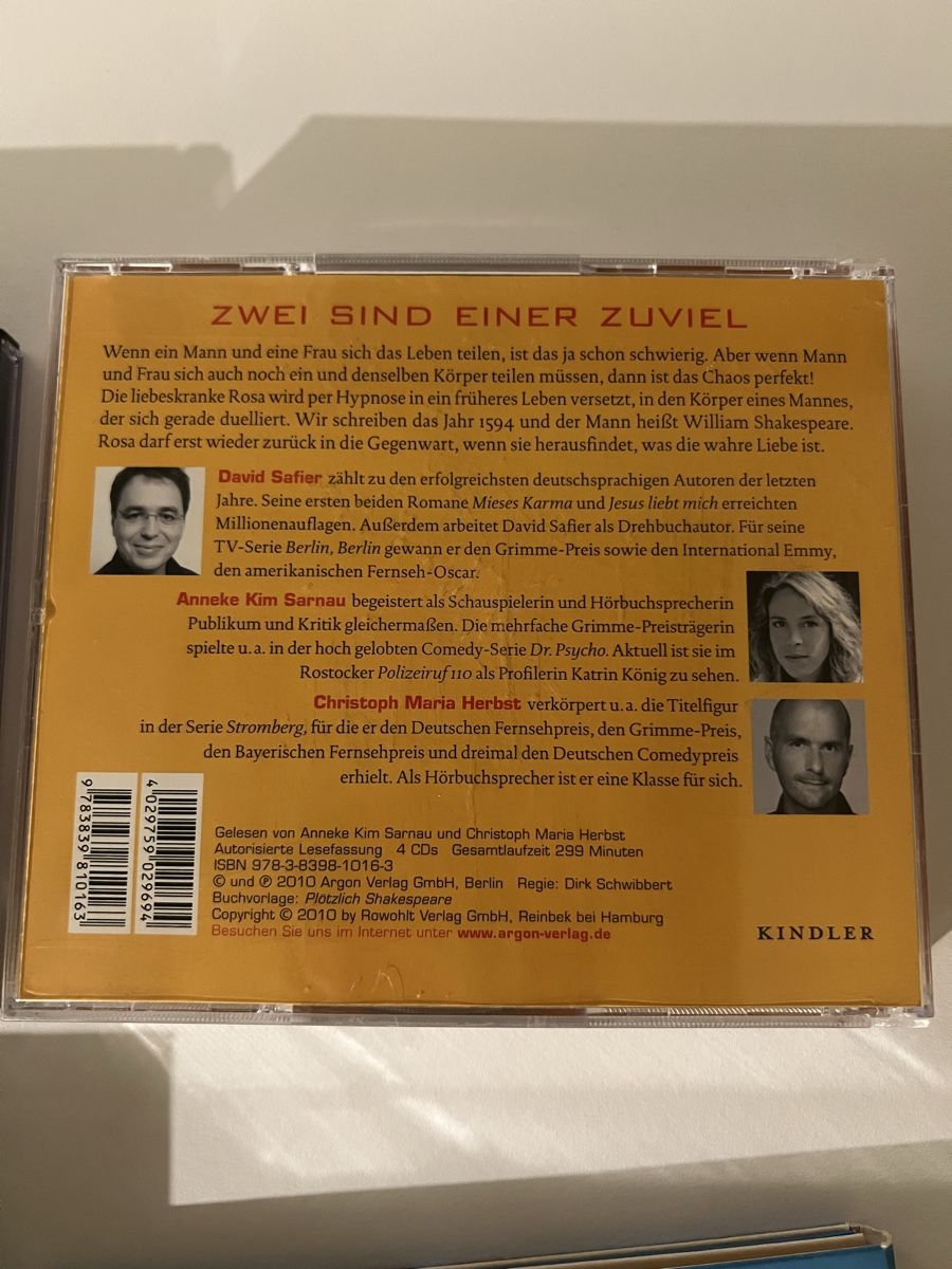 Livres audio: 4 verschieden Hörbücher – D'occasion à Rupperswil par sige82 4