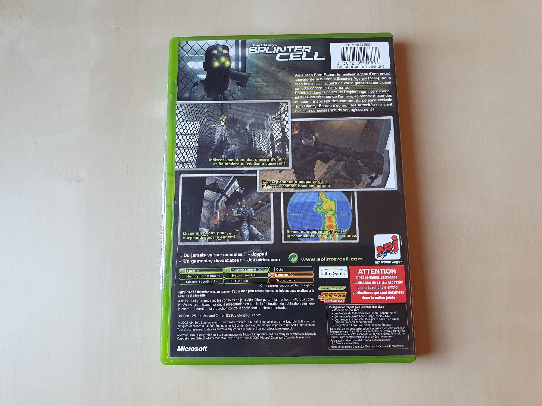 Microsoft Giochi: Splinter Cell – Usato da Stansstad venduto da collectorsshop 1