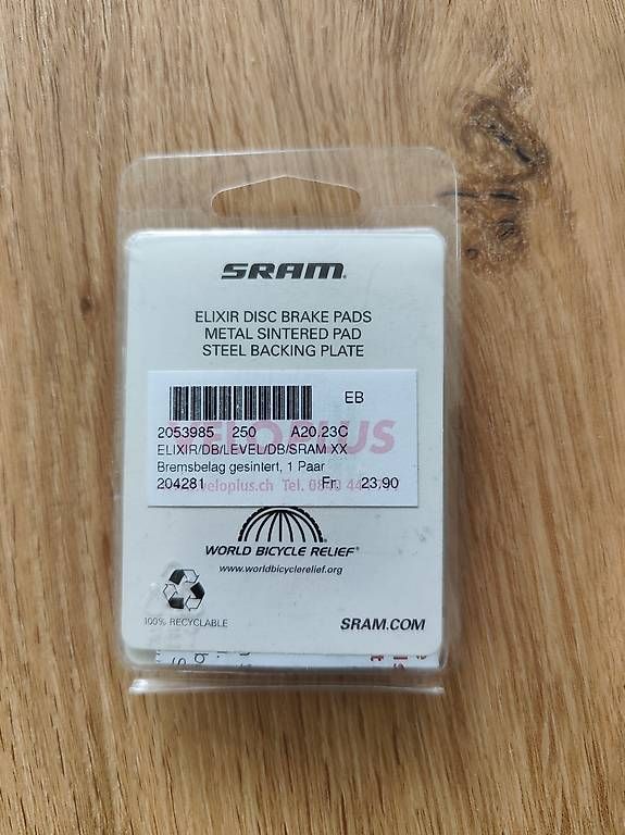 Sram Pezzi di ricambio: SRAM Elixir Bremsbeläge Sintered Metall  NEU – Nuovo e nell'imballaggio originale da Sachseln venduto da jas_ch 1