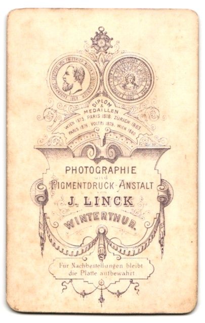 Fotografie & Manifesti: Fotografie J. Linck, Winterthur, Junger  – Usato da Berlin venduto da bartko-reher 1