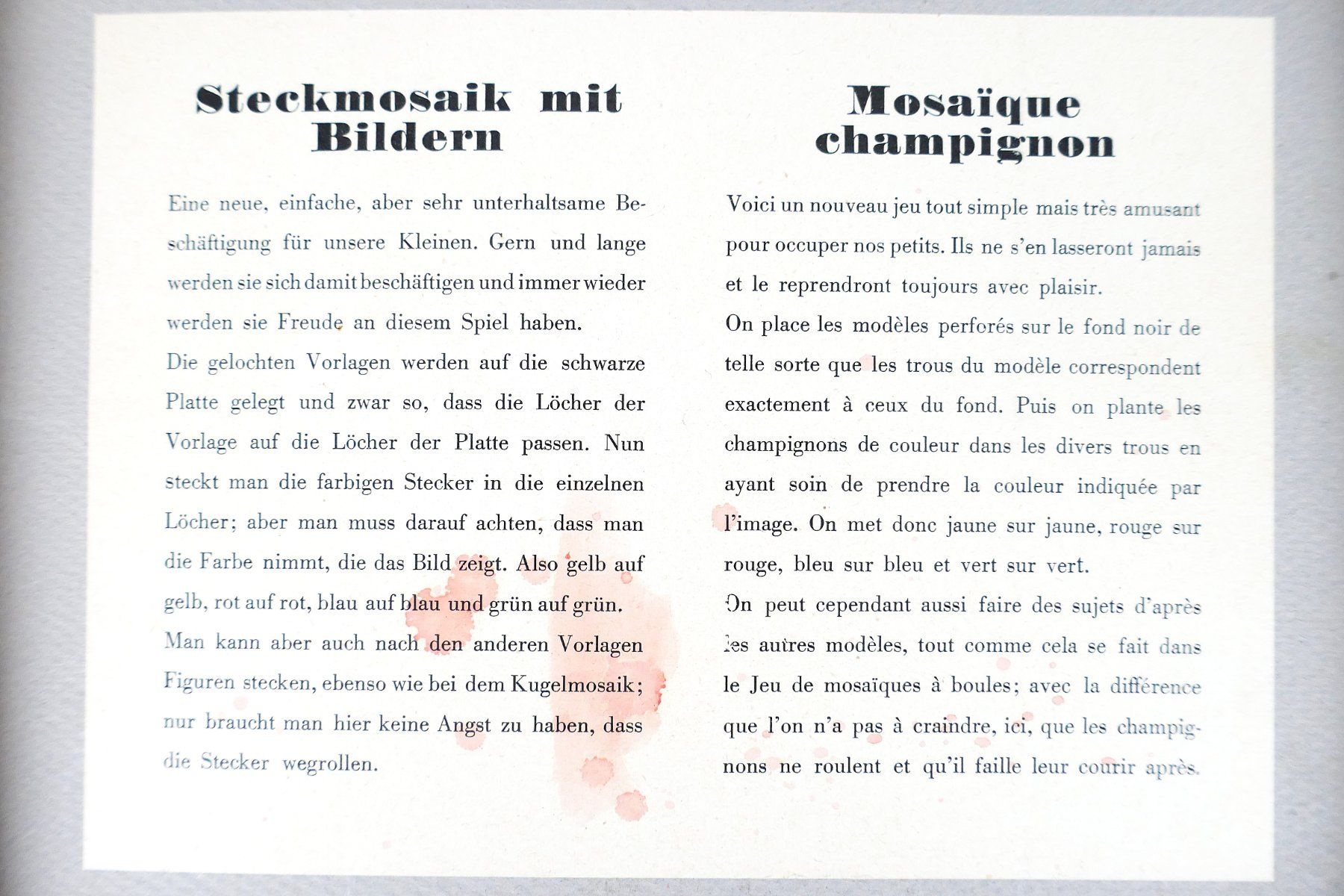 Carlit Jeux: Steckmosaik mit Bildern – D'occasion à Urtenen-Schönbühl par Restwert_Schoenbuehl 9