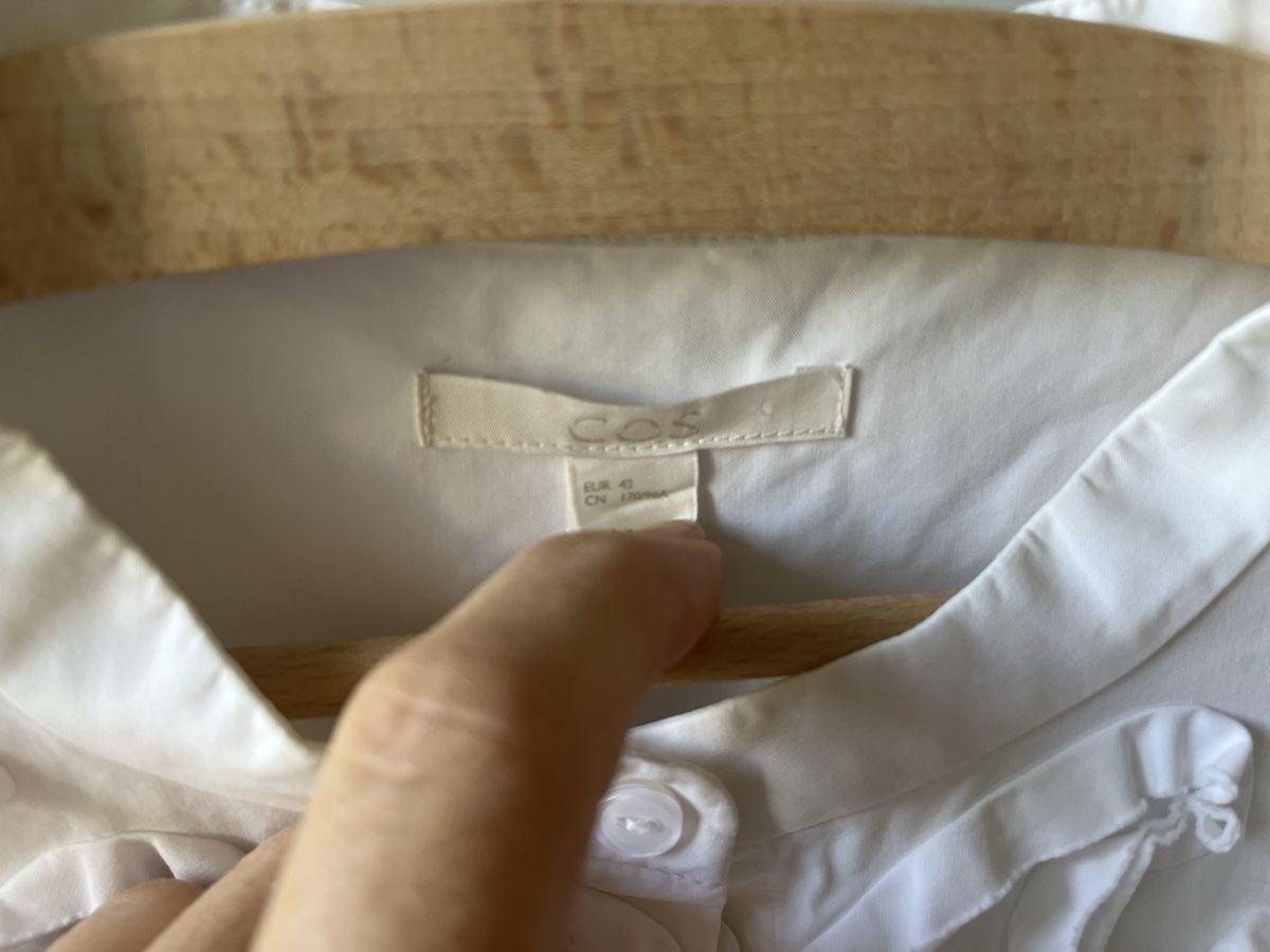 Cos Camicette: Schöne weisse Bluse von COS, Gr. L – Usato da Embrach venduto da whywhy8 1