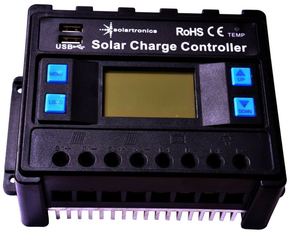 SOLAR LADEREGLER 30Ah 12V/24V für solarpanel 450-900 Watt