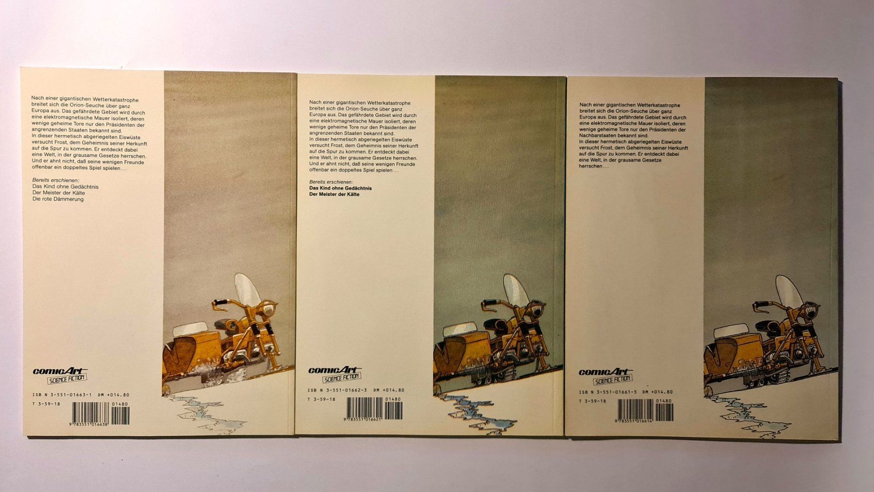 BD: Eiszeit Comic 1-3 von Gine Convard – D'occasion à Aesch BL par pri_fp8t 1