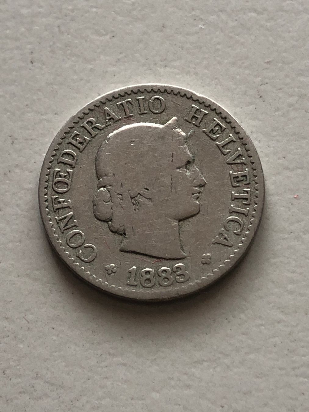 Toutes les monnaies: 5 Rp. 1883 – D'occasion à Schötz par Odpa