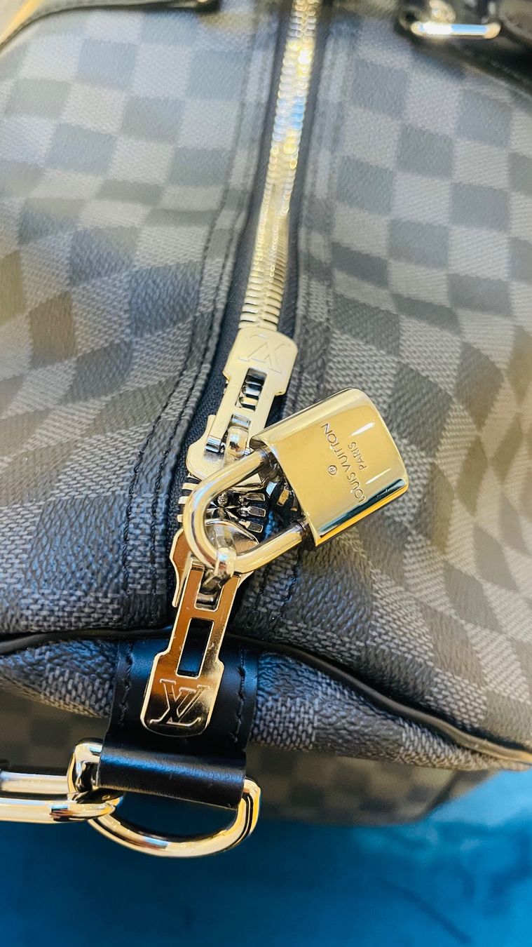 Louis Vuitton Borse: ORIGINAL Louis Vuitton Reisetasche Keepall 55 Damier Graphit – Nuovo (secondo la descrizione) da Oberbuchsiten venduto da aria783 2