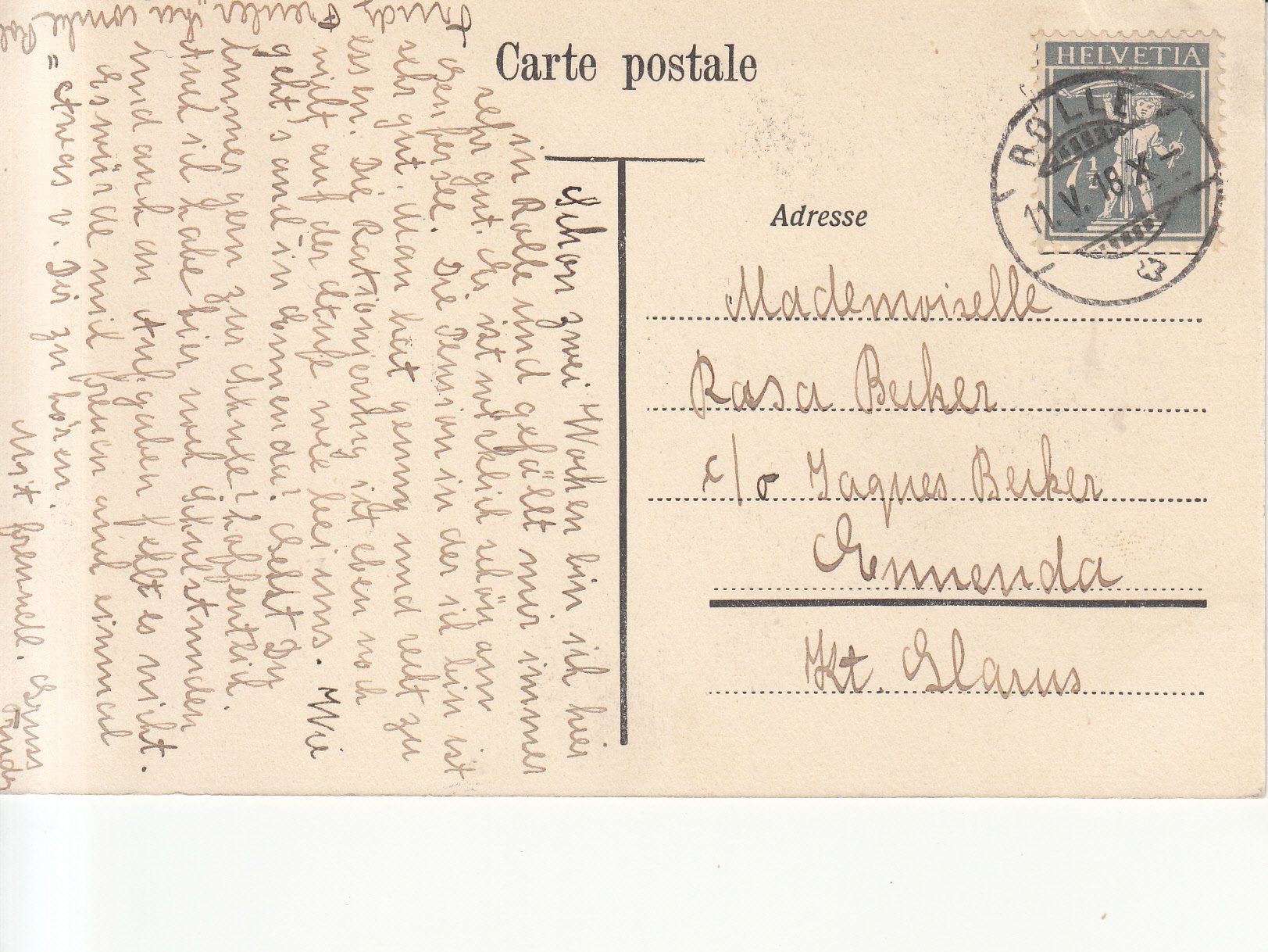 Cartoline postali: Rolle 1918 – Usato da Bürglen TG venduto da StampGraf 1