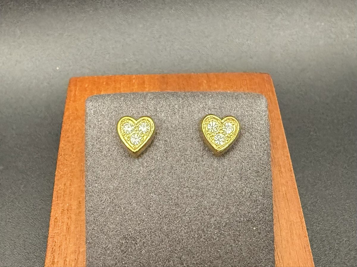 Orecchini pendenti & Orecchini a lobo: Elegante Herzohrringe, Vintage – Usato da Lamone venduto da LaCantinaMagica 4