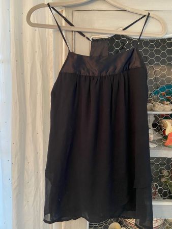 Bluse Spaghetti Träger schwarz Vero Moda XS Blusentop