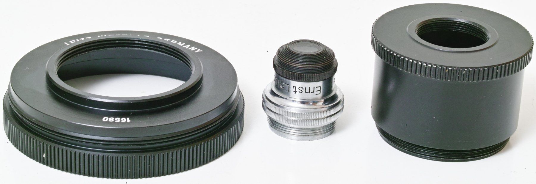 Leica Obiettivi: Leitz Leica Mikroskop Objektiv 2 A=0.18 6:1, Bellows Mount – Usato da Spiez venduto da Dankheigisch