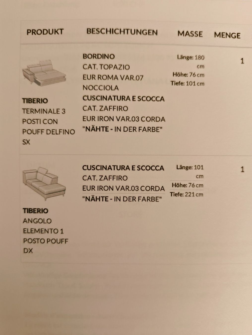 Sofas: Canapé Dondi Salotti modèle Tiberio – D'occasion à Nidau par nardocci 2