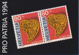 Markenheft Pro Patria 1994 ET gestempelt+++++