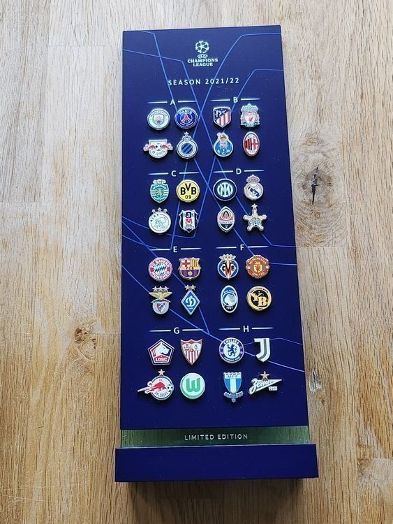 UEFA Pins Champions League Pin Set Season 2021 / 22 Panini | Kaufen auf ...