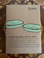 SureFeed SlowFeed Schale Set 2er Pack grün neuwertig