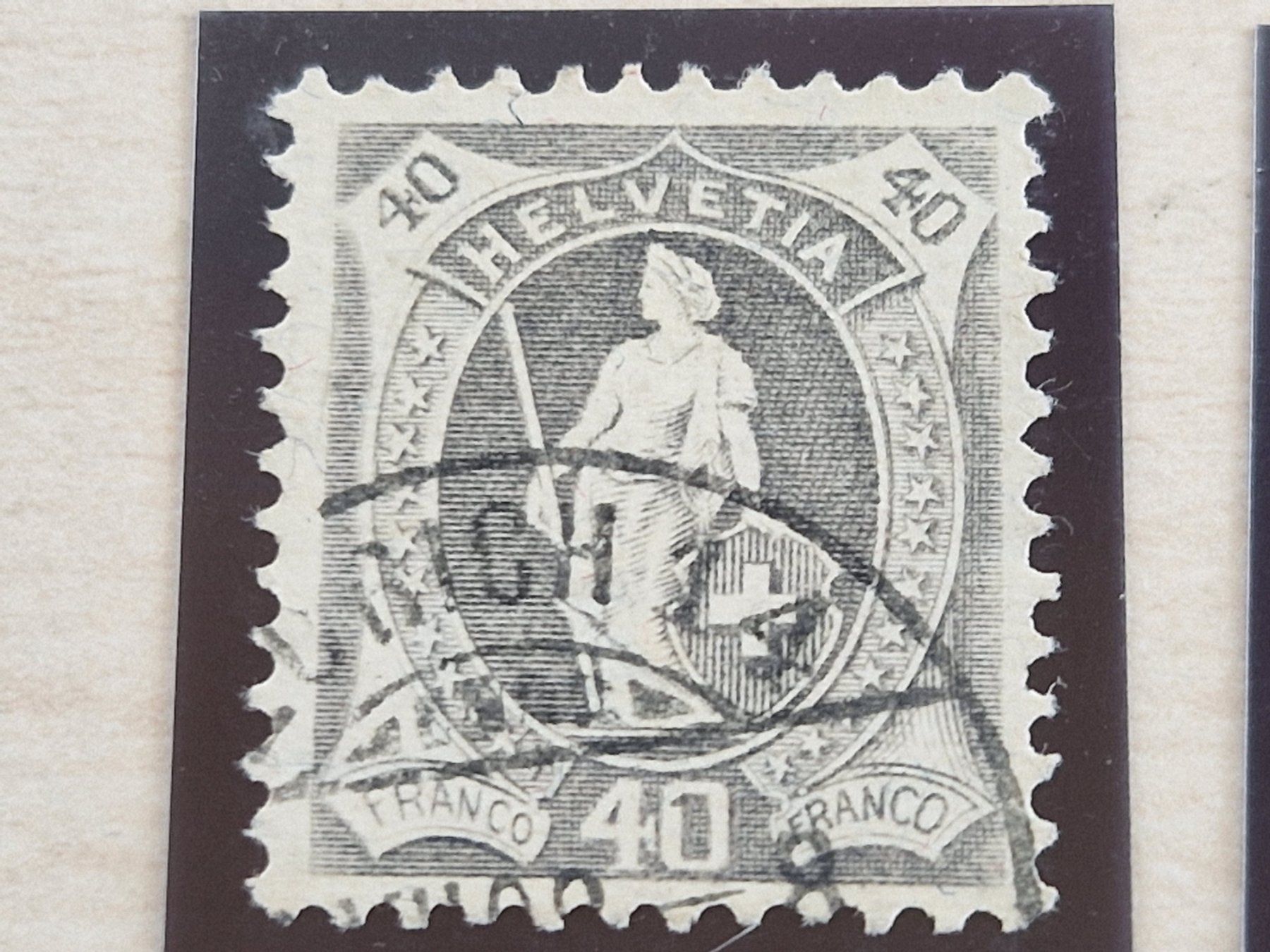 Alle Briefmarken: Stehende 4x 97A, Top, ab 1.- – Gebraucht aus Burgdorf von Glossy01 3