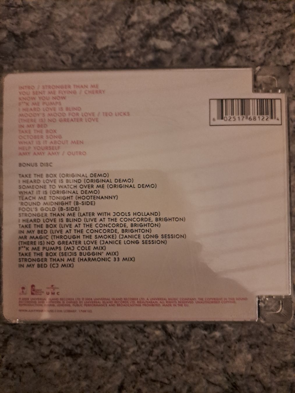 CD: Doppel CD  AMY WINEHOUSE  "Frank"  ISLAND RECORDS – Usato da Uetendorf venduto da Essiggurken 3