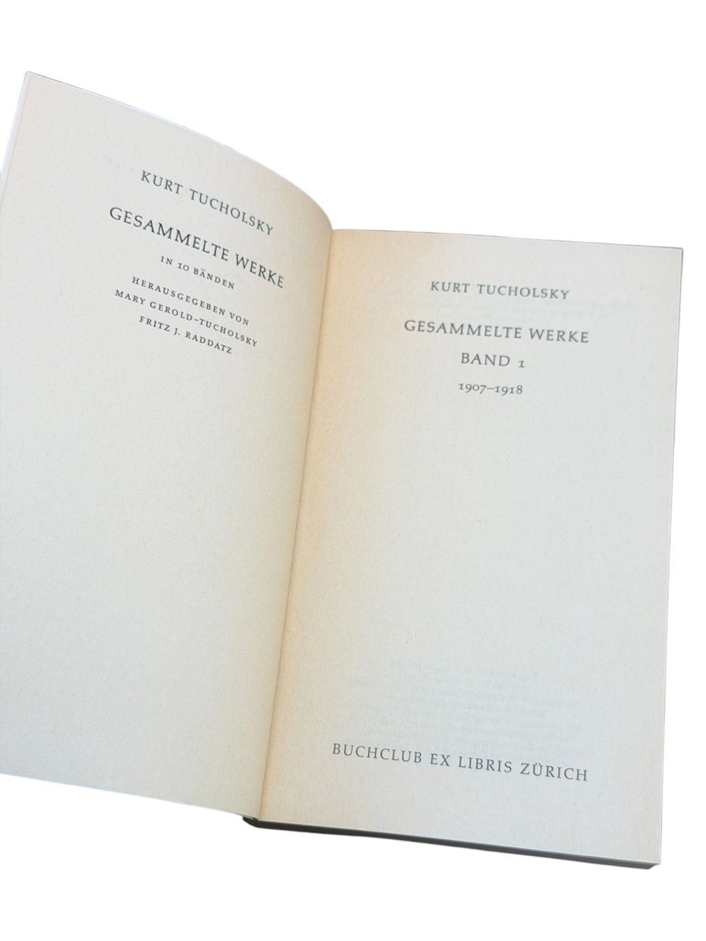 Libri: Kurt Tucholsky, Oeuvres Complètes, édition originale rare – Usato da Morges venduto da vintix 5