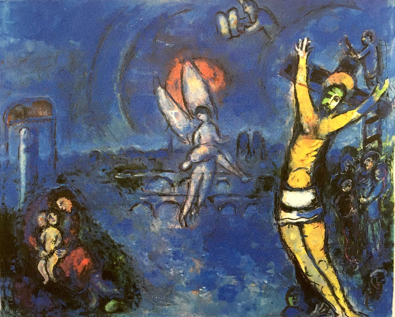 Grafica & Litografie: Marc Chagall "Kreuzigung" Zinkätzung – Usato da Nennigkofen venduto da Sommersonnen 3