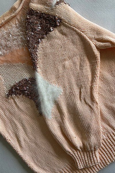 Pullover & Sweatshirts: APRICOT | Handgestrickter Pullover S | Strickpulli Vintage – Gebraucht aus Engelburg von Rmueller 5